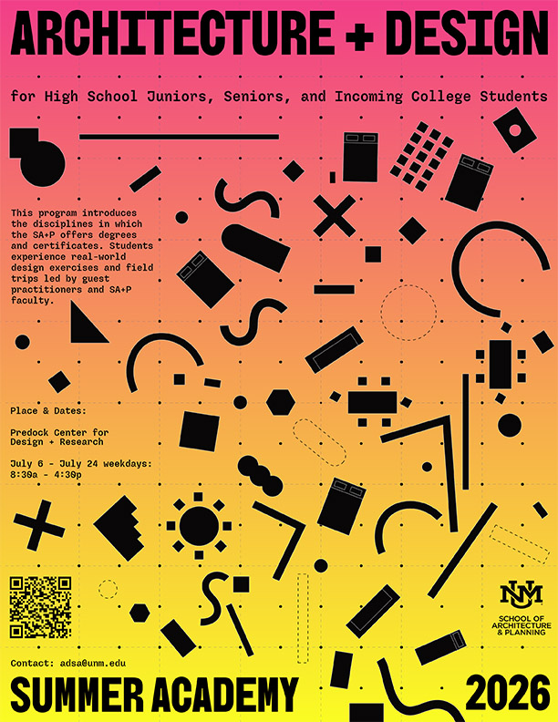 Architecture and Design 2026 Summer Academy Flyer