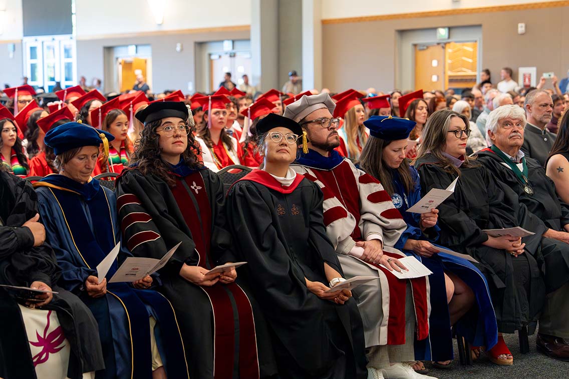Graduation ceremony photo