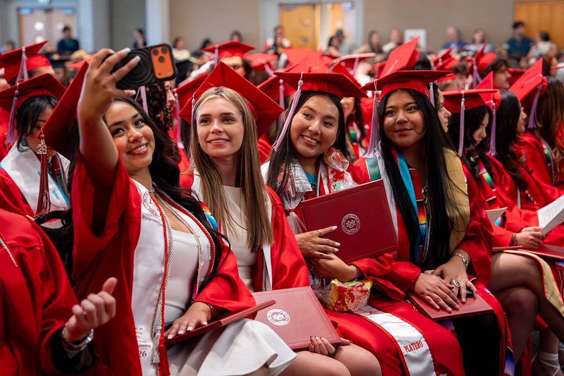 Graduation ceremony photo