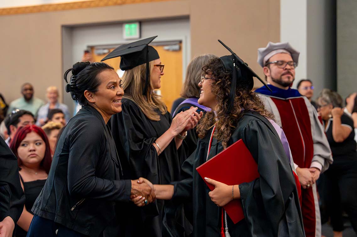 Graduation ceremony photo