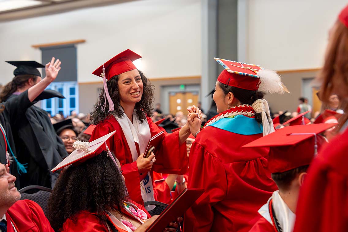 Graduation ceremony photo