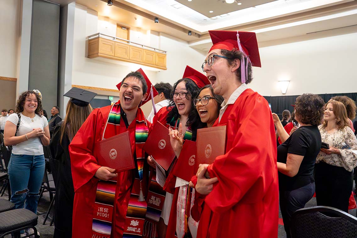 Graduation ceremony photo