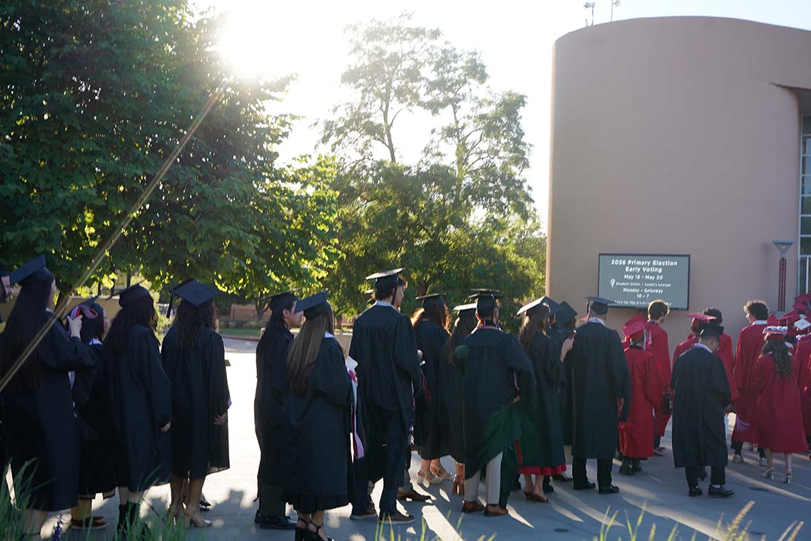 Graduation ceremony photo
