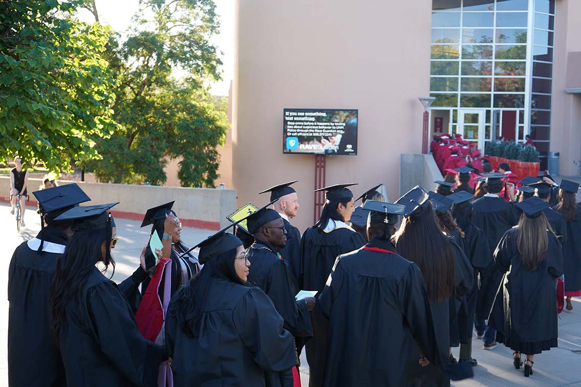 Graduation ceremony photo