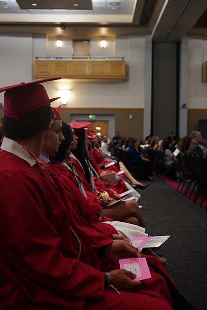 Graduation ceremony photo