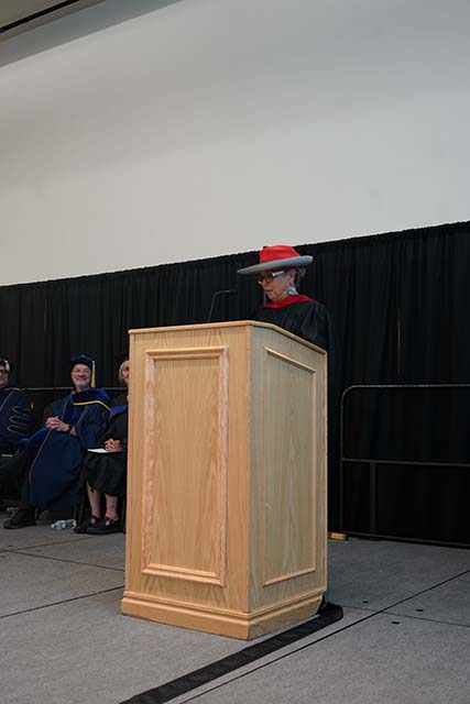 Graduation ceremony photo