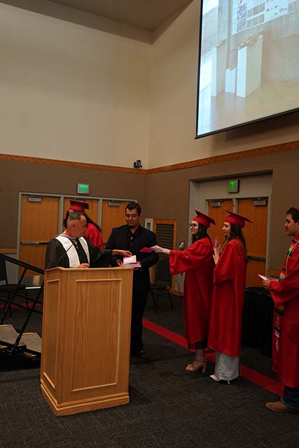 Graduation ceremony photo