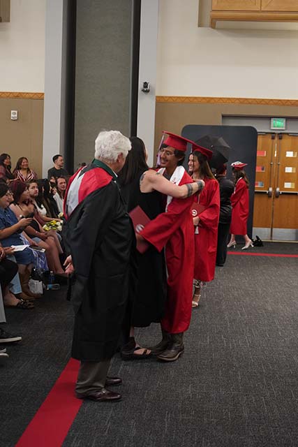 Graduation ceremony photo