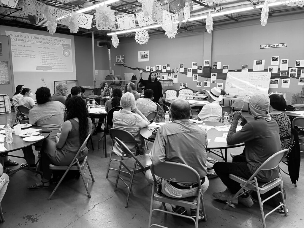 Black and white photo of students