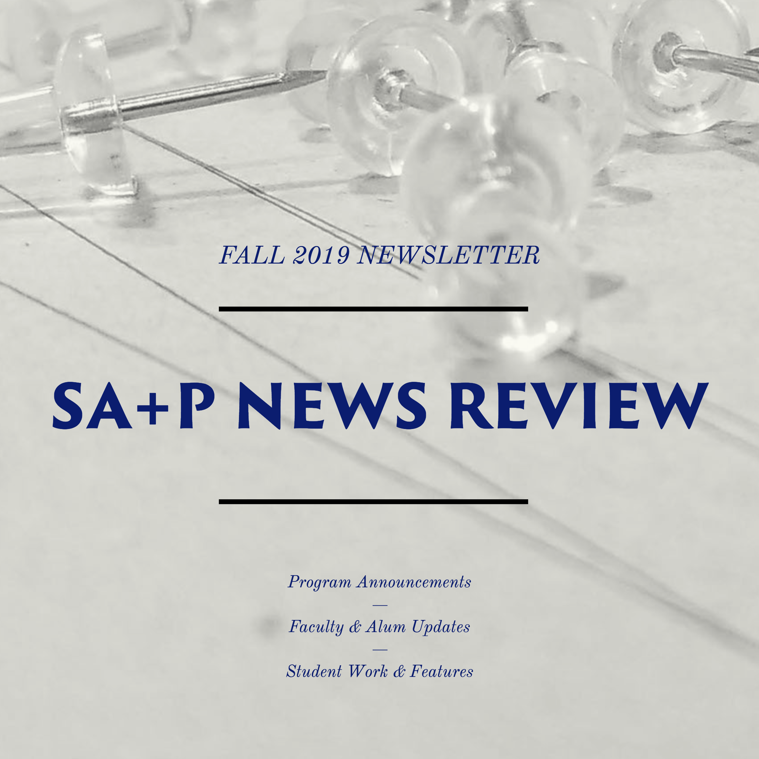 Fall 2019 Newsletter cover image