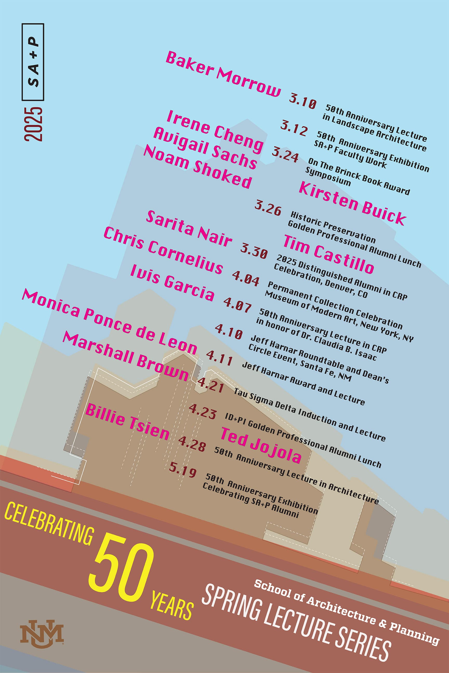 details of the spring 2025 lecture series