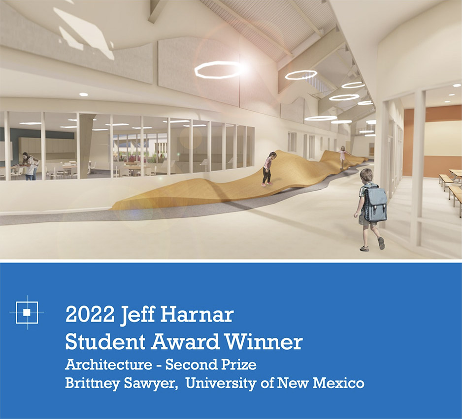 2022 Jeff Harnar Award Winner, Student Award Winner Architecture Second Prize, Brittney Sawyer, University of New Mexico